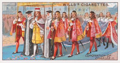 Coronation of Charles II by English School
