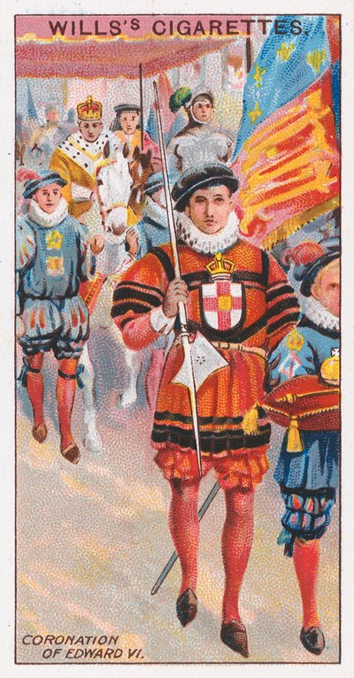 Coronation of Edward VI by English School