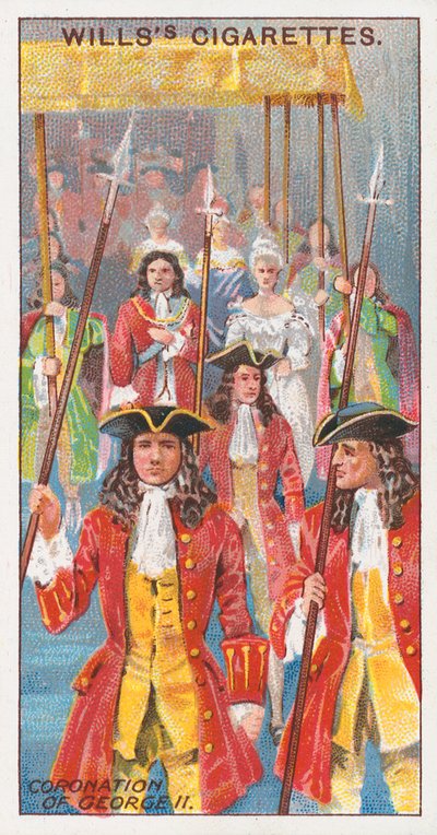 Coronation of George II by English School