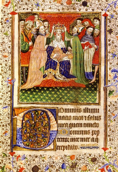 Coronation of King Edward III on 1st February 1327 by English School