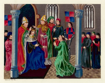 Coronation of King Henry IV by English School