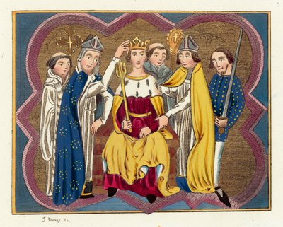 Coronation of King Richard II by English School