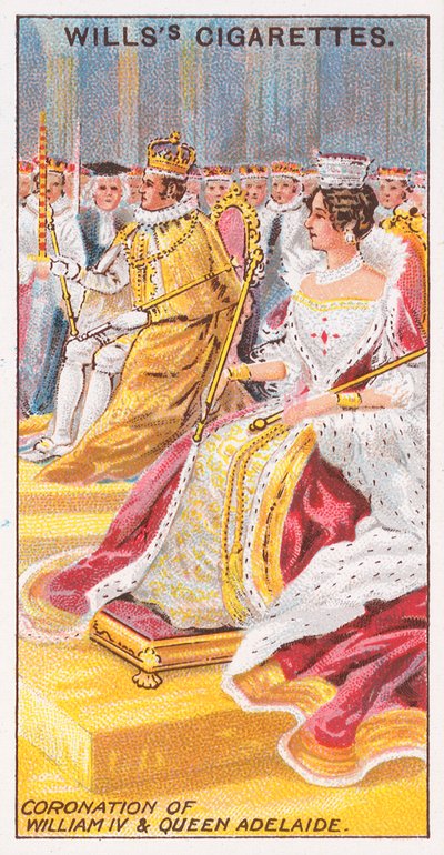 Coronation of William IV and Queen Adelaide by English School