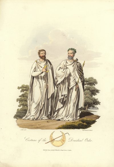 Costume of the Druidical order by English School