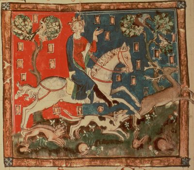 King John hunting, from 