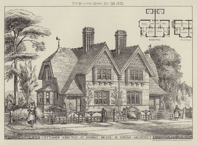 Cottages erected at Bushey Heath by English School