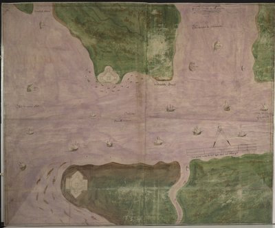 Plan of Orwell Haven by Richard Lee by English School