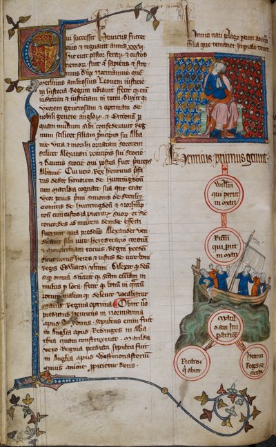 Henry I and his descendants by English School