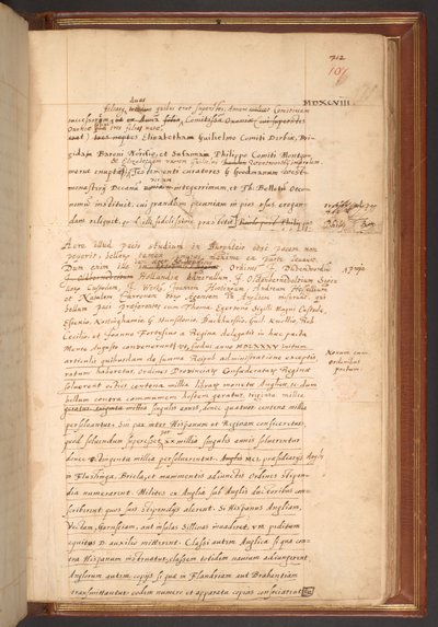 Cotton MS Faustina F III, f. 107r by English School