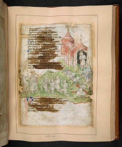 Cotton MS Tiberius A VII/1 fol. 75r, late 15th century by English School