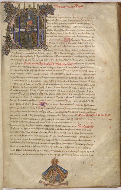 Illuminated initial 
