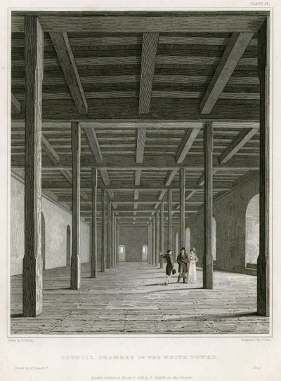 Council Chamber in the White Tower by English School