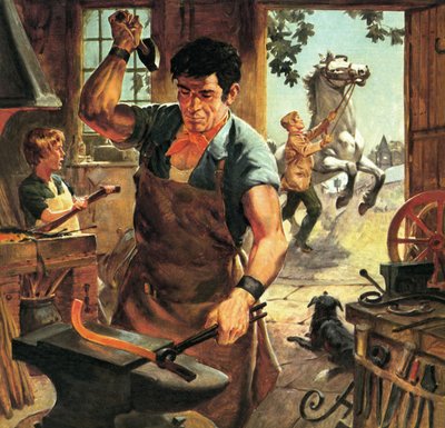 Country Craftsmen by English School