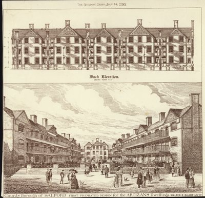 County Borough of Salford by English School