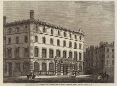 Covent Garden Improvements - New Auction Rooms of Messrs Debenham, Storr and Sons by English School
