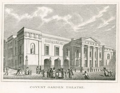 Covent Garden Theatre, London by English School