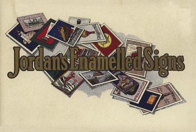 Cover of Jordans Enamelled Signs by English School