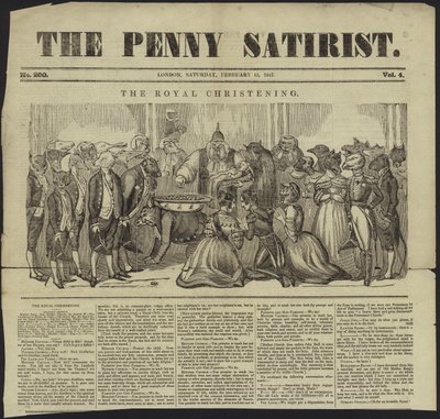 Cover of The Penny Satirist by English School