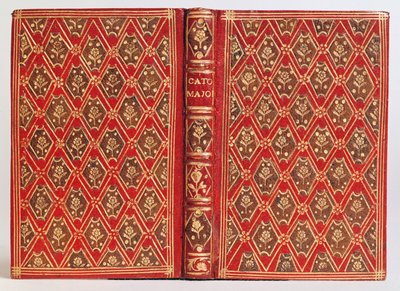 Cover of a book, possibly Cato Major de Senectute by Cicero by English School
