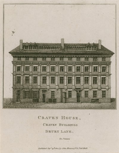 Craven House, Craven Buildings, Drury Lane, London by English School