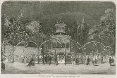 Cremorne Gardens, London: The Crystal Platform by English School