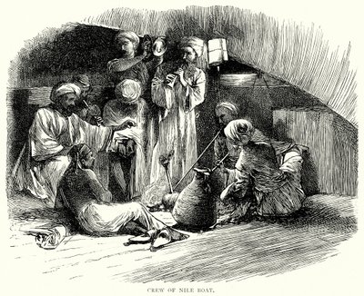 Crew of Nile Boat by English School