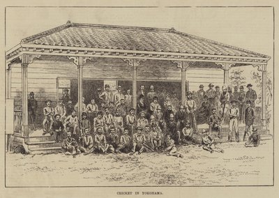 Cricket in Yokohama by English School