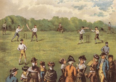 Cricket Match by English School