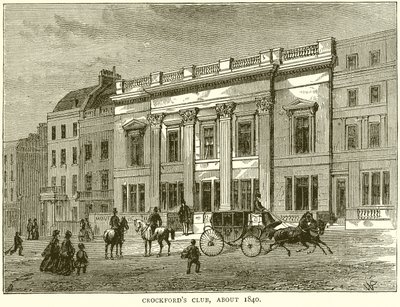 Crockfords Club, about 1840 by English School