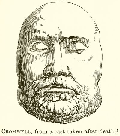 Cromwell, from a Cast taken after Death by English School