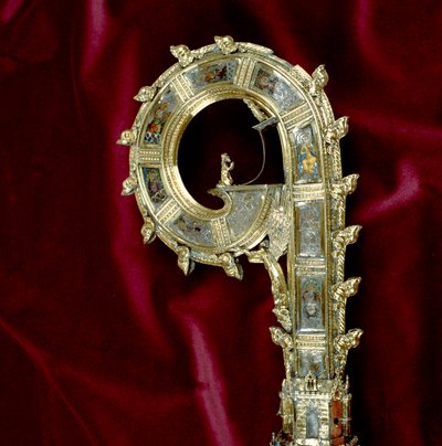 Crook of the crozier of William of Wykeham: Paul side (detail) by English School