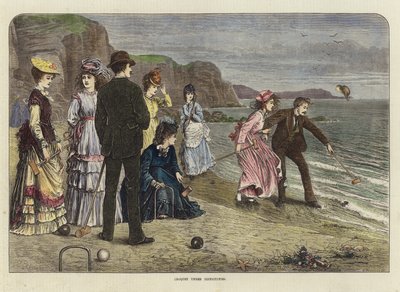 Croquet under Difficulties by English School