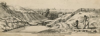 Croydon Canal View from the Locks Above Deptford by English School