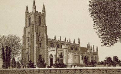 Croydon: Croydon Parish Church by English School
