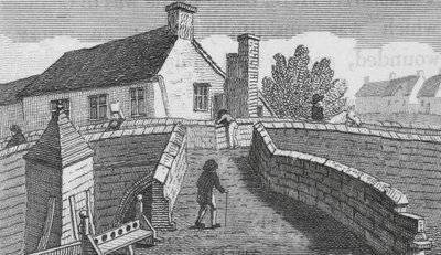 Croyland Bridge by English School