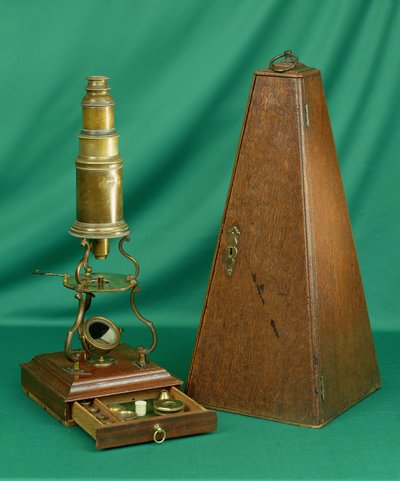 Culpeper Type Microscope, English, 18th century by English School