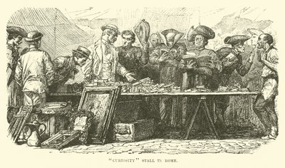 Curiosity stall in Rome by English School