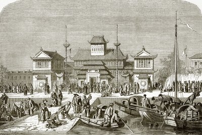 Custom House at Shanghai by English School