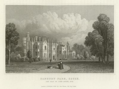 Danbury Park, Essex, the Seat of John Round, Esquire by English School