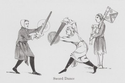 Dancing: Sword Dance by English School