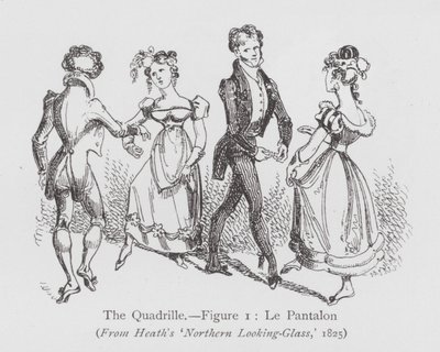 Dancing: The Quadrille, Figure 1, Le Pantalon by English School