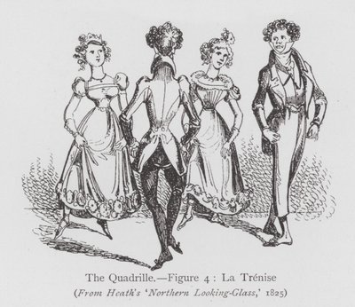 Dancing: The Quadrille, Figure 4, La Trenise by English School