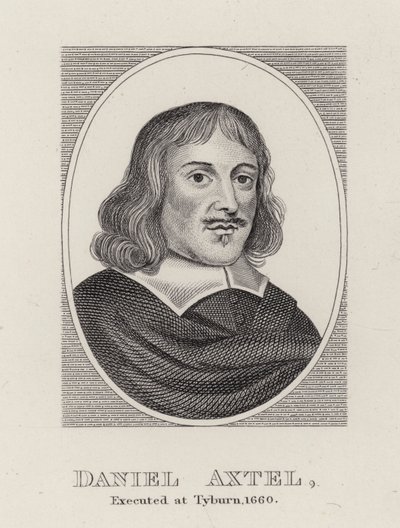 Daniel Axtel (engraving) by English School