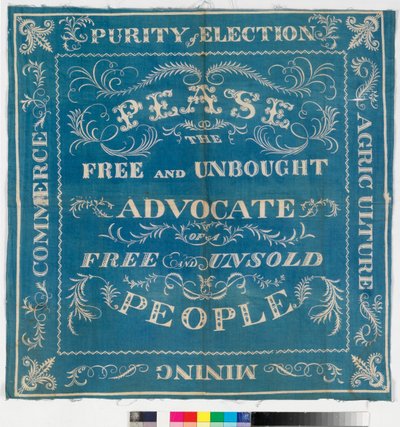 Darlington Election banner for Joseph Pease, 1832 by English School