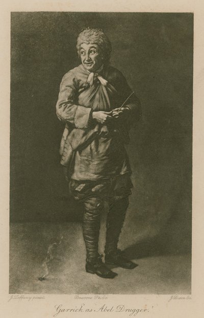 David Garrick as Abel Drugger by English School