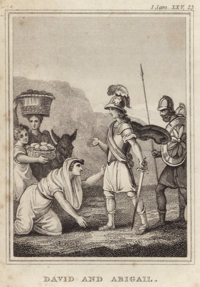 David and Abigail by English School
