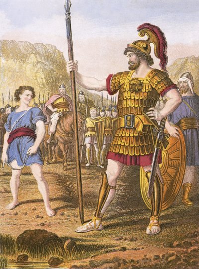 David and Goliath by English School