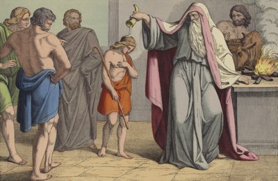 David Anointed King by English School