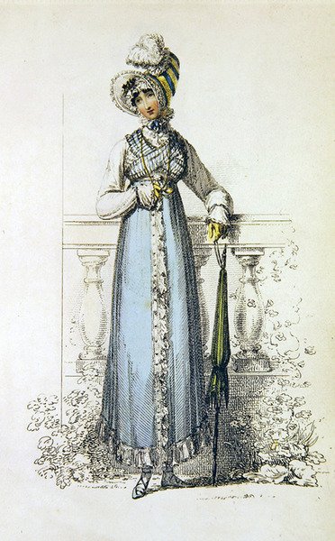 Day Dress, Fashion Plate from Ackermann