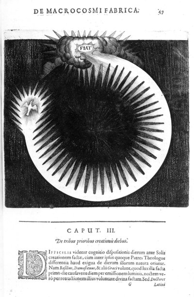 De tribus prioribus creationis diebus, from Robert Fludd